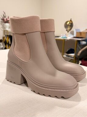 Circus by Sam Edelman Blush Chunky Chelsea Booties